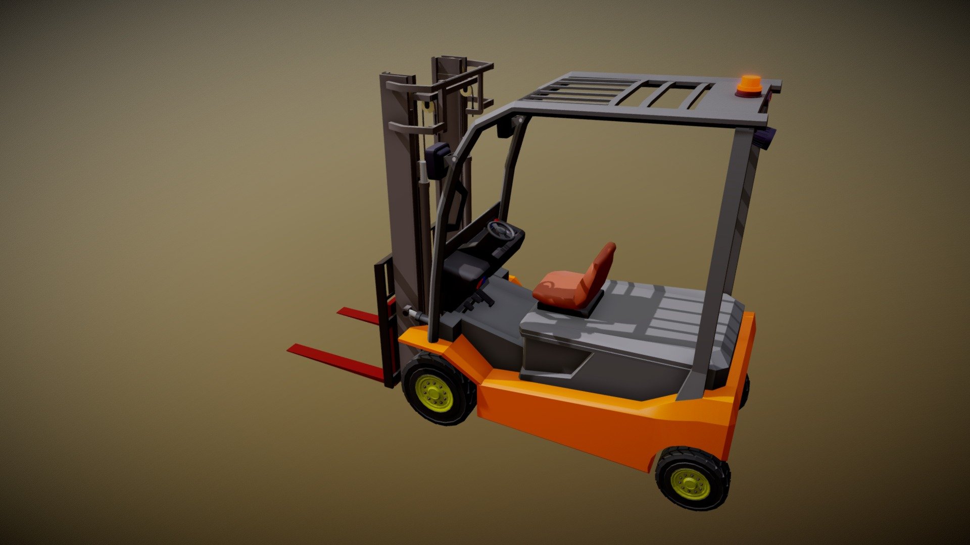 Forklift detalization DZ Download Free 3D model by Ushlia [620a912