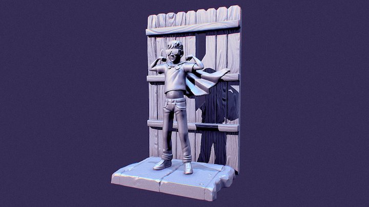 "Boy Scout" by Jon Woodard 3D Model