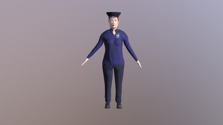 COP - Happy and Imposing 3D Model