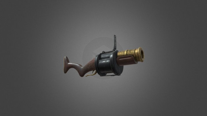Grenade Launcher "Piker" 3D Model