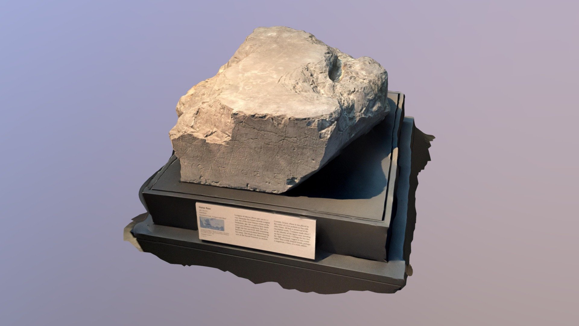 Statue Base Download Free 3D model by jtressle [620e938] Sketchfab