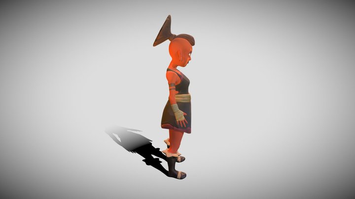 Tribal Adventurer 3D Model
