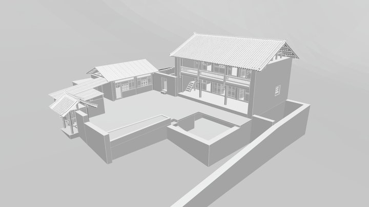Cizhong House Project 3D Model