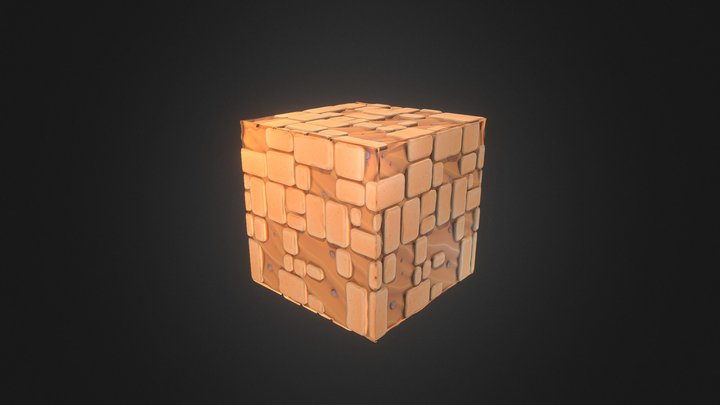 Stylized Desert Tile Material 3D Model