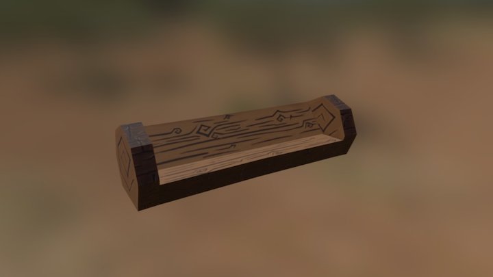 "Trunk" Bench 3D Model