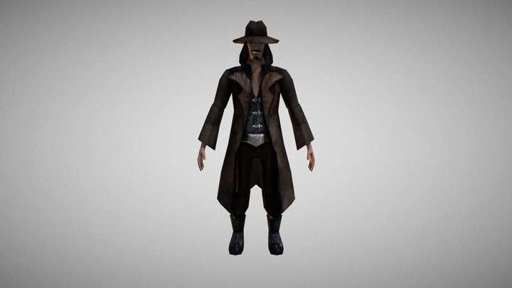 Beast Hunter Character Model 3D Model