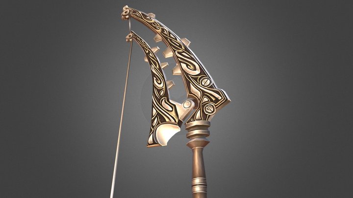 Bow of Peril (Replica from Lineage 2) 3D Model