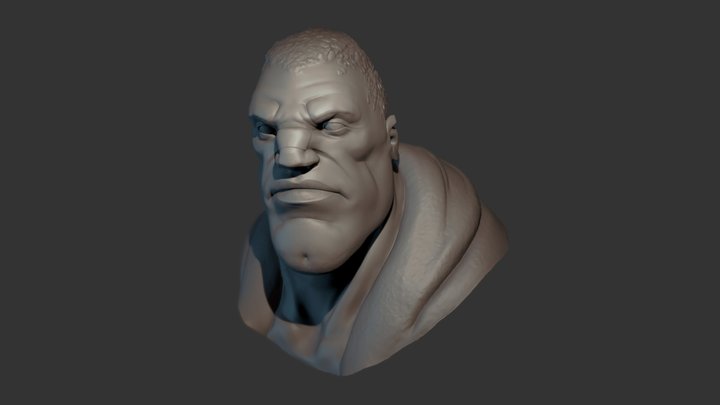 Balrog Bust 3D Model