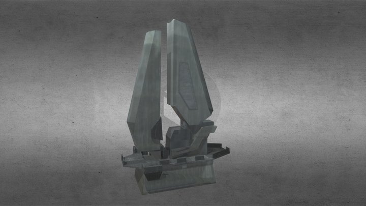 Halo Forerunner Structure (Beam Emitter) 3D Model