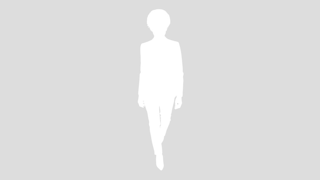 Black Woman Suit Walking