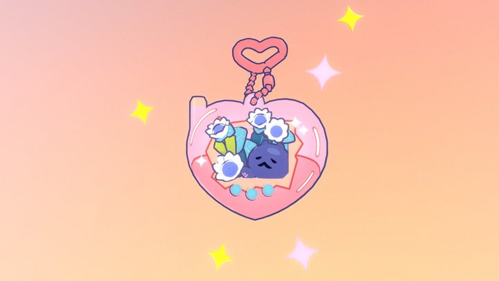 Tamagotchi 3D Model
