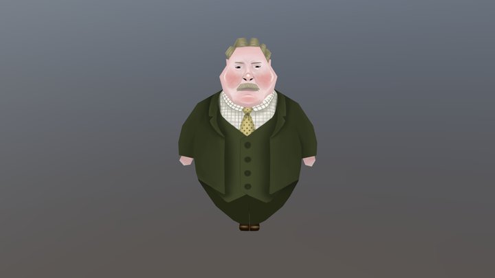 Withnail and I - Uncle Monty 3D Model