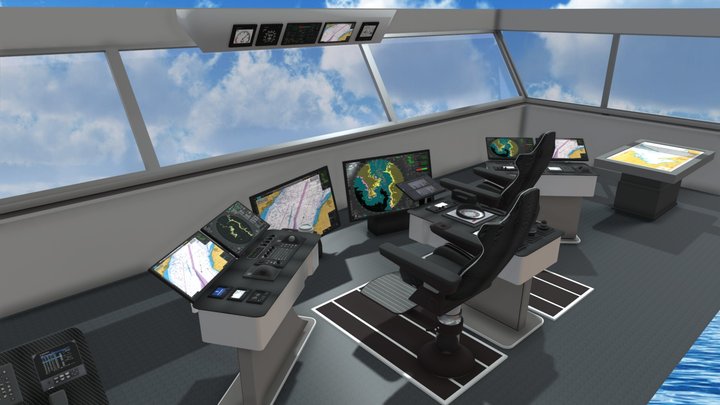 SmartBridgeNXT for Commecial Vessels 3D Model