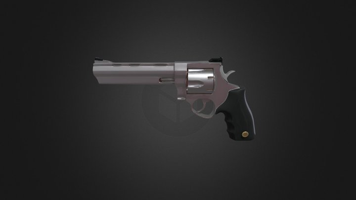 Revolver handgun 3D Model