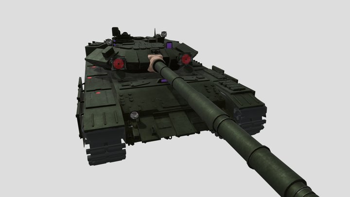 T-90 3D Model