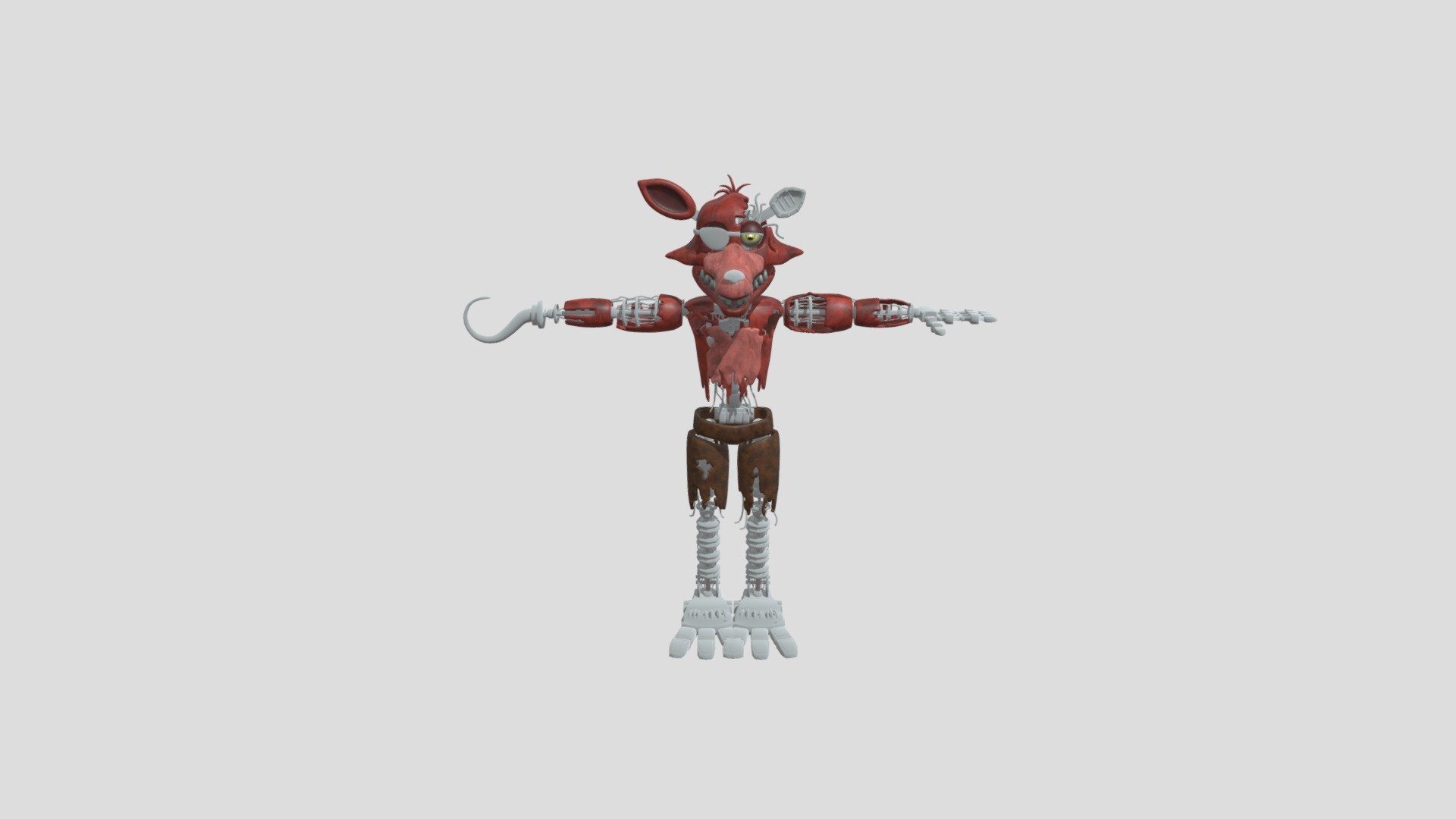 Withered Foxy Download - Download Free 3D model by Alek'sz-r (@Alekz3D ...