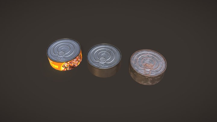 Canned Food 3D Model