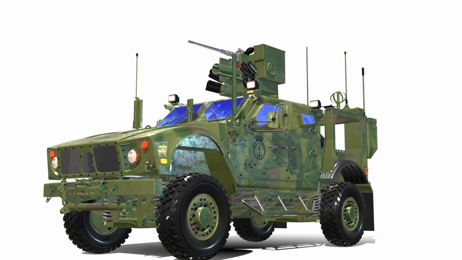 Oshkosh M-ATV MRAP - 3D model by lm9241221 [621a5ee] - Sketchfab