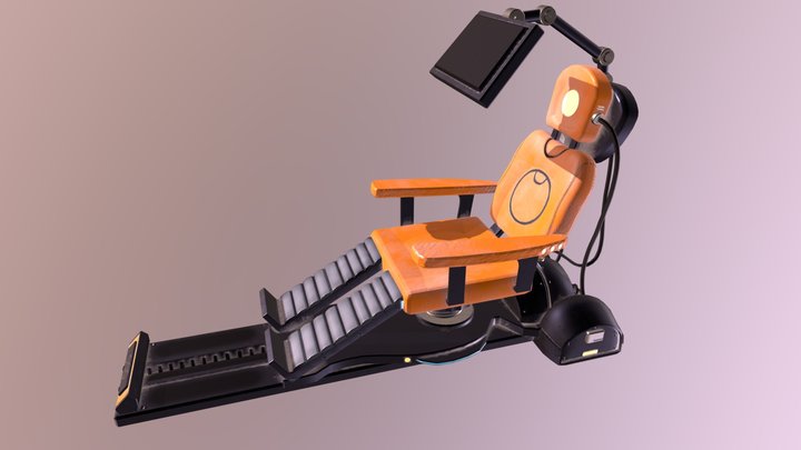 Sci-Fi Chair 3D Model