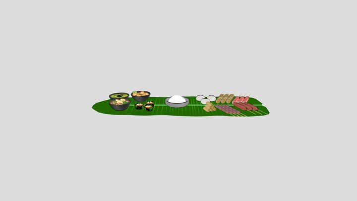 Thai Food 3D Model