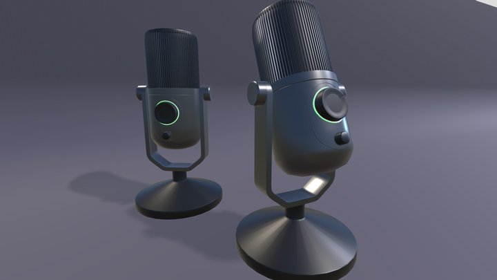 Microphone 3D Model