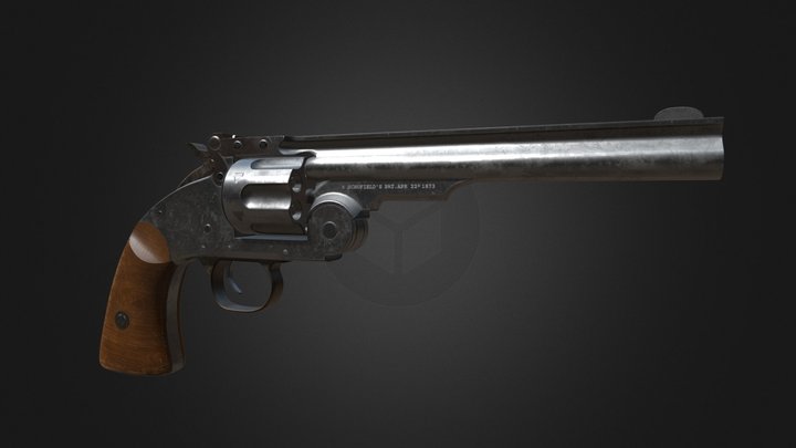 Schofield Revolver 3D Model
