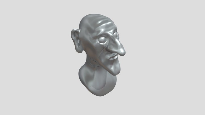 Art-Sculpture-Bust 3D Model