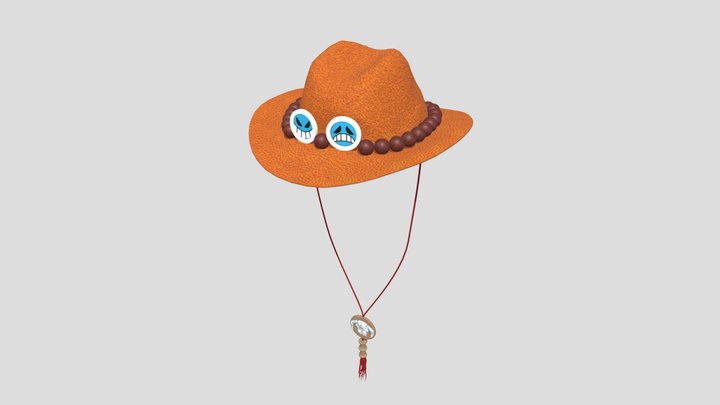 Portgas D Ace Hat 3D Model