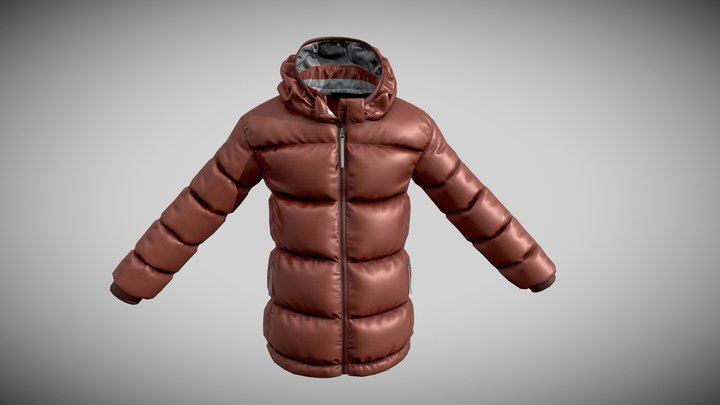 puffer jacket 3D Model