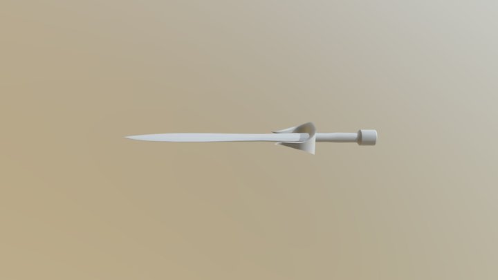 Sword Project DIG 4780 Hunter Davis 3D Model