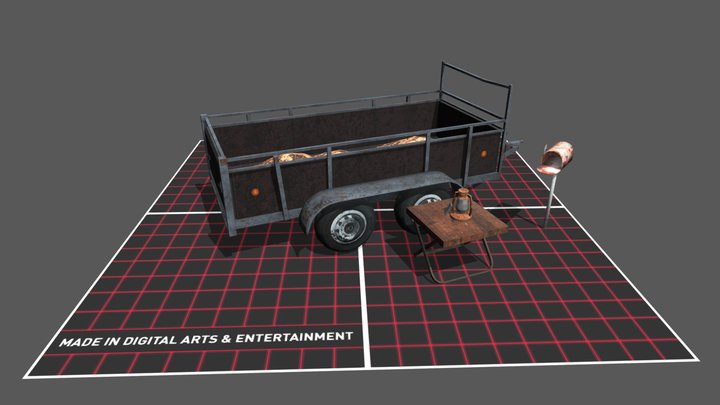 DAE 5 Finished props - Forest Loner 3D Model