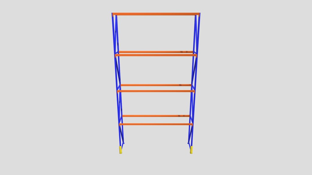 Pallet Rack 5x5 Pallet Row