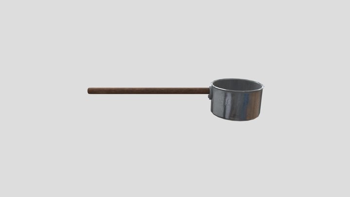 Broth Pot Ladle 3D Model