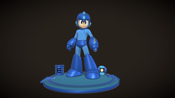Mega Man 3D Model