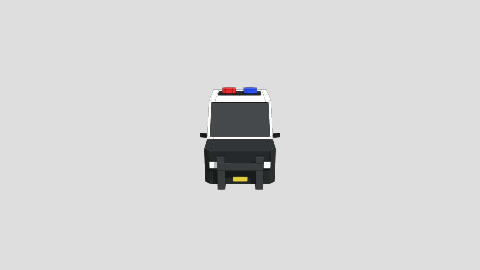 Police Car - 3D model by Finbenford [62212b5] - Sketchfab