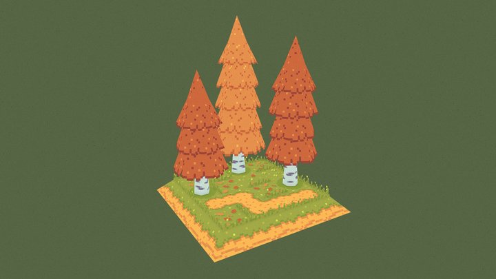 Autumn Leaves - 3December 2022 3D Model