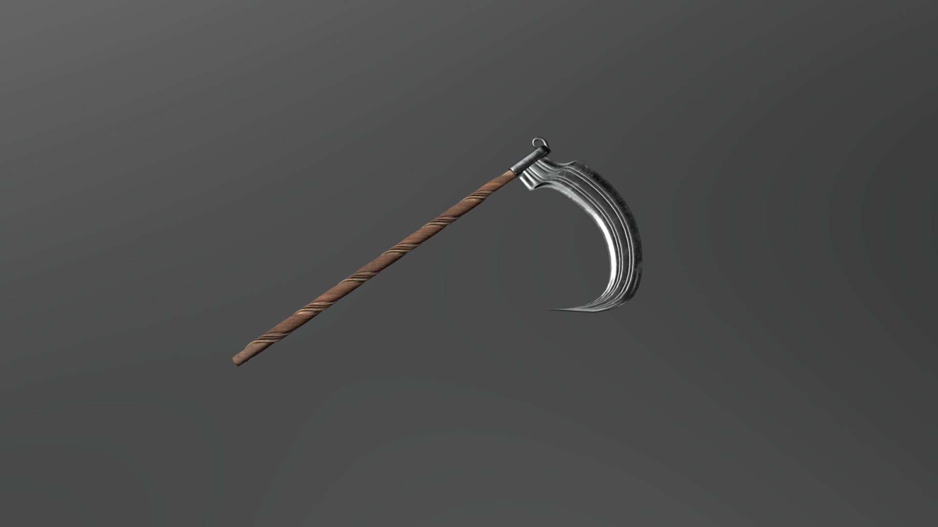 Curved Scythe - 3d Model By Manfree94 [62214c5] - Sketchfab