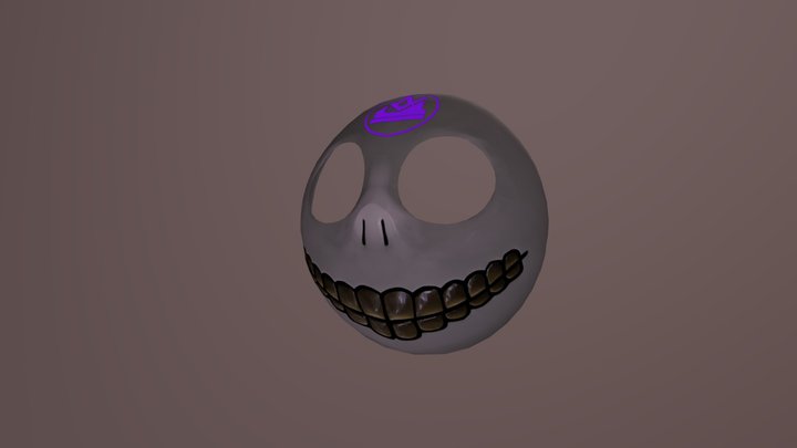 Mask LowPoly 3D Model