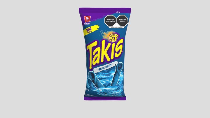 TAKIS-BLUE-HEAT 200G 3D Model