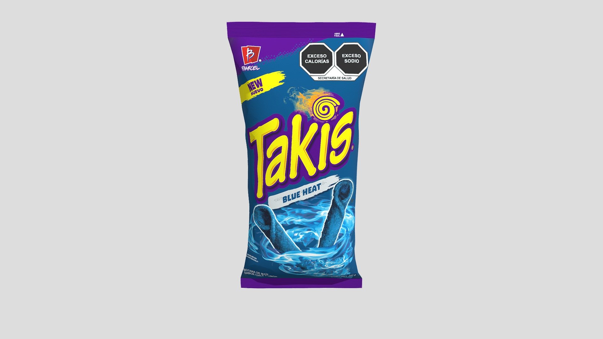 TAKIS-BLUE-HEAT 200G - 3D model by xiumtz [62219be] - Sketchfab