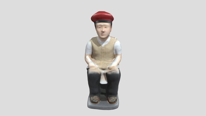 Caganer Figurine 3D Model