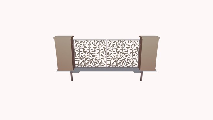 Birds Hill South Gate 3D Model