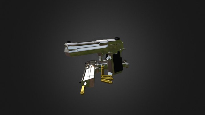 Desert Eagle Gun 3D Model