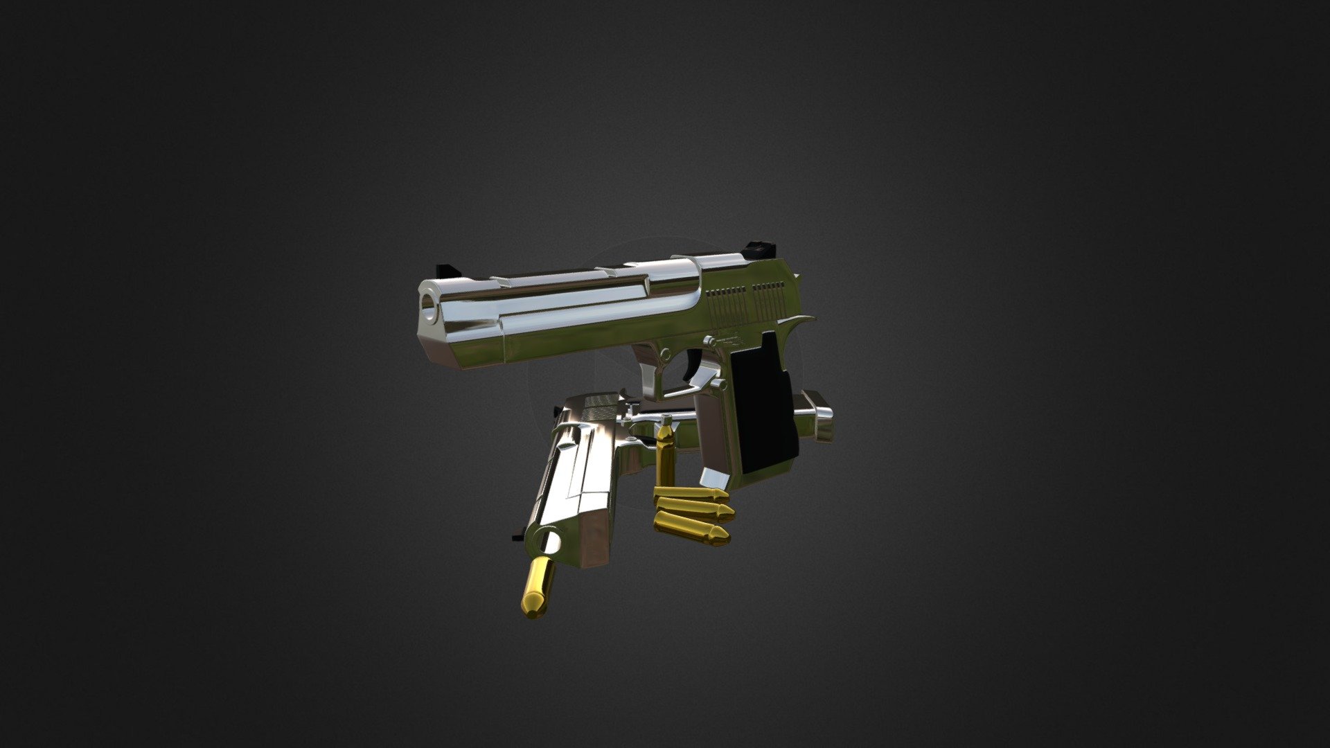 Desert Eagle Gun - 3D model by rudi.kn [6222444] - Sketchfab