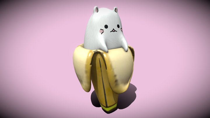 Bananya 3D Model