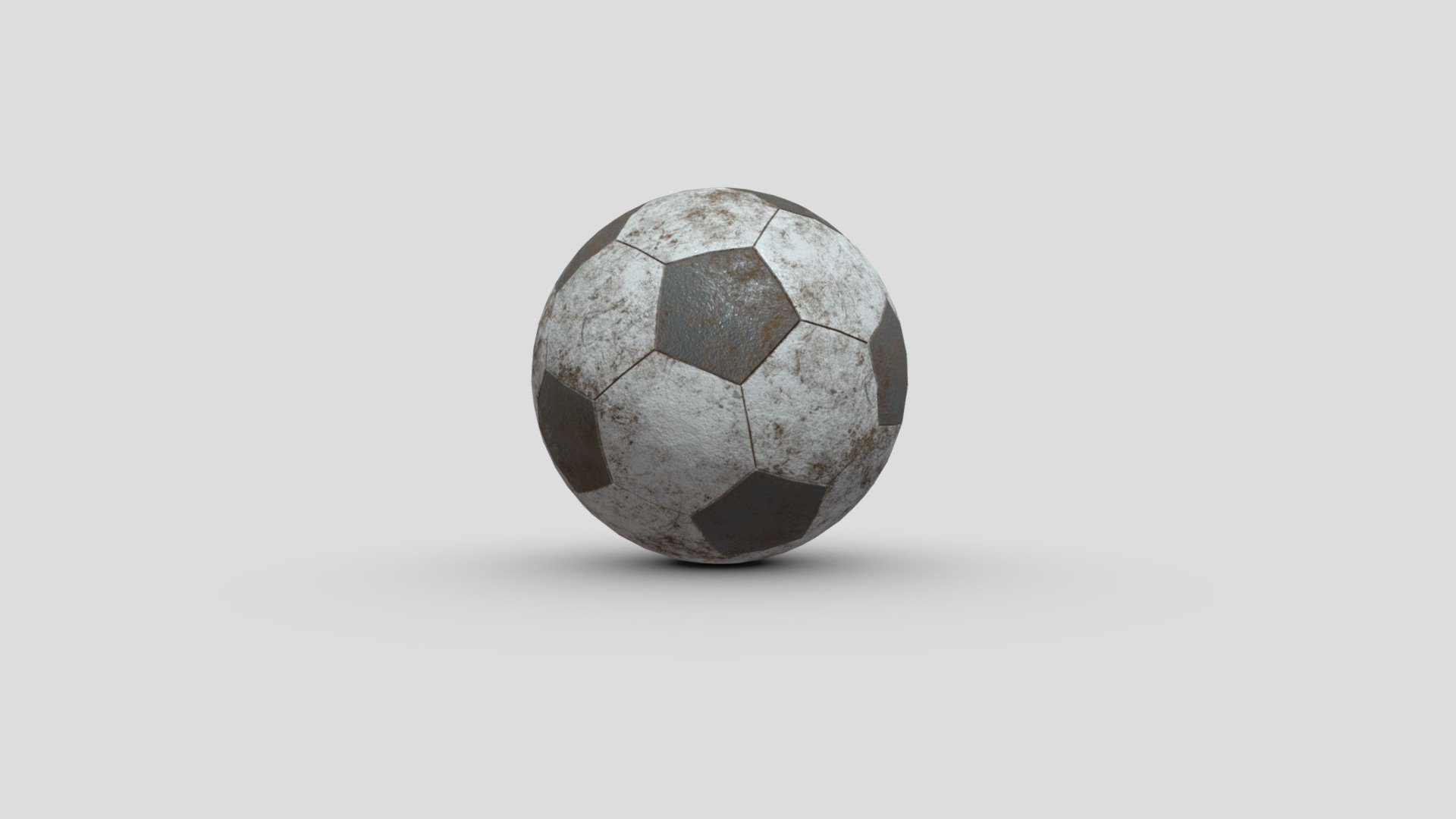 Old Soccer Ball Dirt