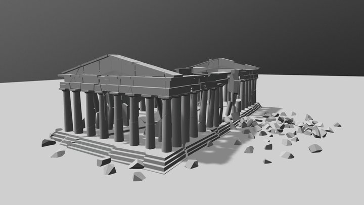 Athens Parthenon 3D Model