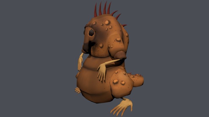 Iguana Weevil 3D Model
