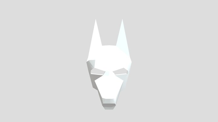 Mask Dog persa 3D Model