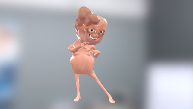 Self Portrait of Anxiety 3D Model